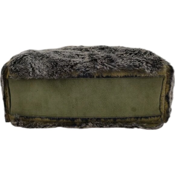 036375BQ (S6) Chanel Tote Bag Brown Fur - Picture 3 of 7